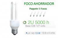 AHORRADOR 13 WATTS 2U